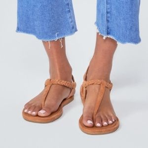 Paige Drew Sandal Toffee 6.5 New!! SOLD OUT EVERYWHERE!!!
